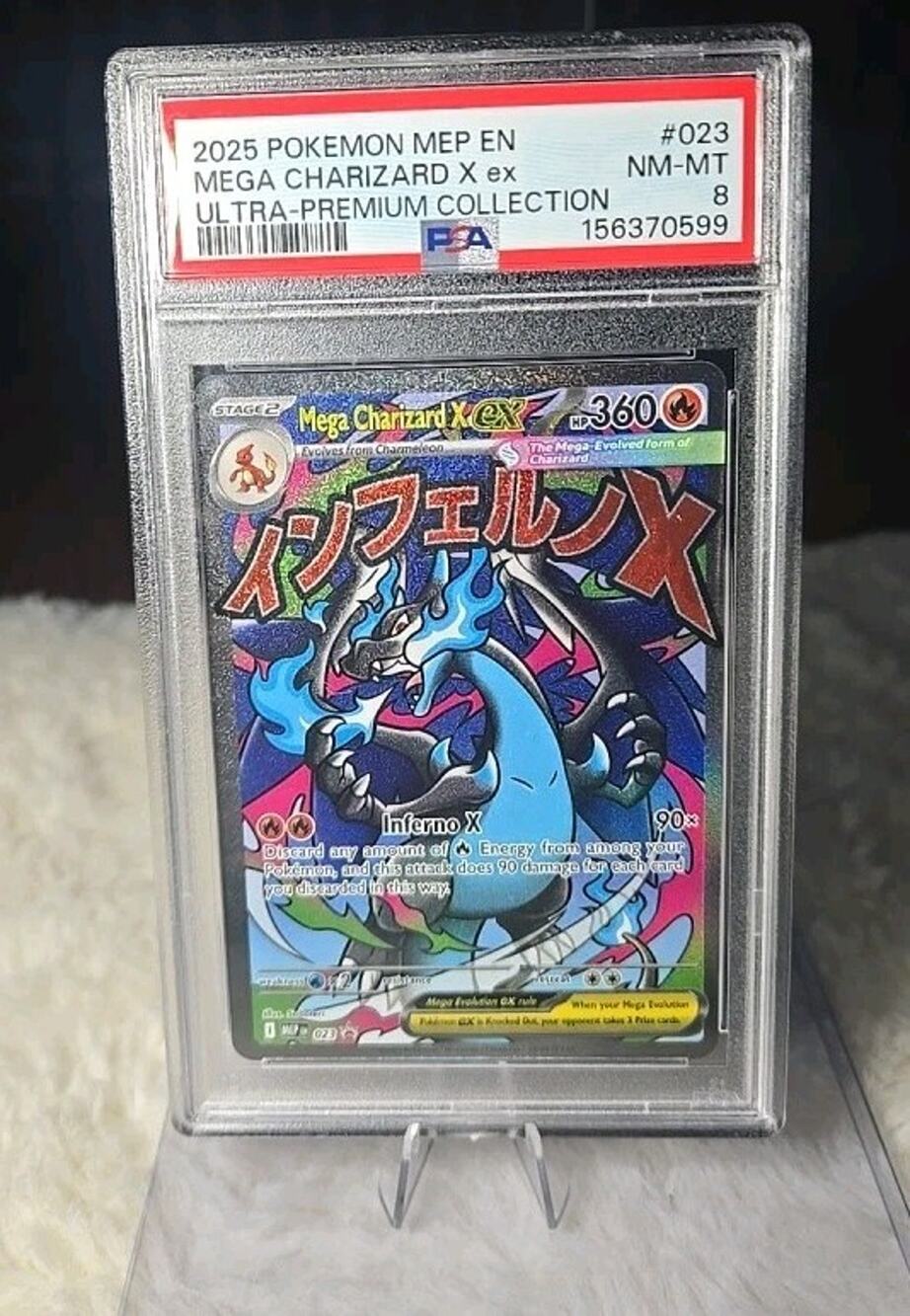 Mega Charizard X EX Promo #23 PSA8